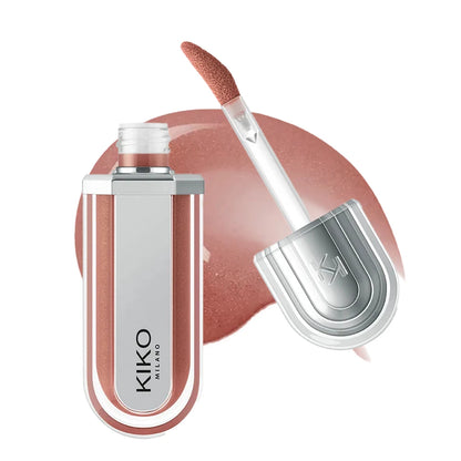 3D Ginger Plumping Lip Gloss Liquid Lip Glaze Transparent Lipgloss Mirror Lipstick Nourishing Glossy Full Lips Not Fading Makeup