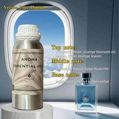 Famous Perfume 500ML Premium Hotel Air Freshener Luxury Scented Oils for Diffuser Home Office Pure Plant Essential Oil Blend
