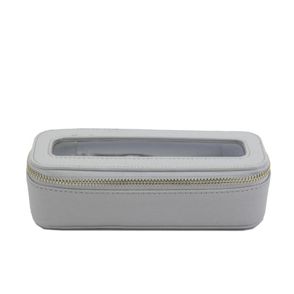 Customized Letters Colorful Classic Saffiano Portable Travel Clear PVC Cosmetic Bag TPU Wash Bag Makeup Brush Storage Bag Gift