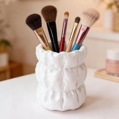 Makeup Brush Storage Tube, Elegant Facial Makeup Tool Storage Rack, Home Storage Rack Makeup Brush Bucket