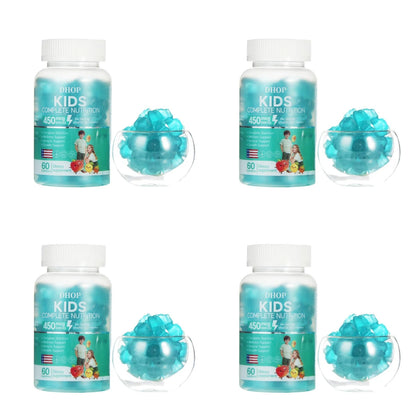 DHOP Kids Multivitamin Gummies Vitamin D3 C Zinc B Vitamins Immune Support Daily Wellness Nutrition Fruit Flavor 60 Gummies