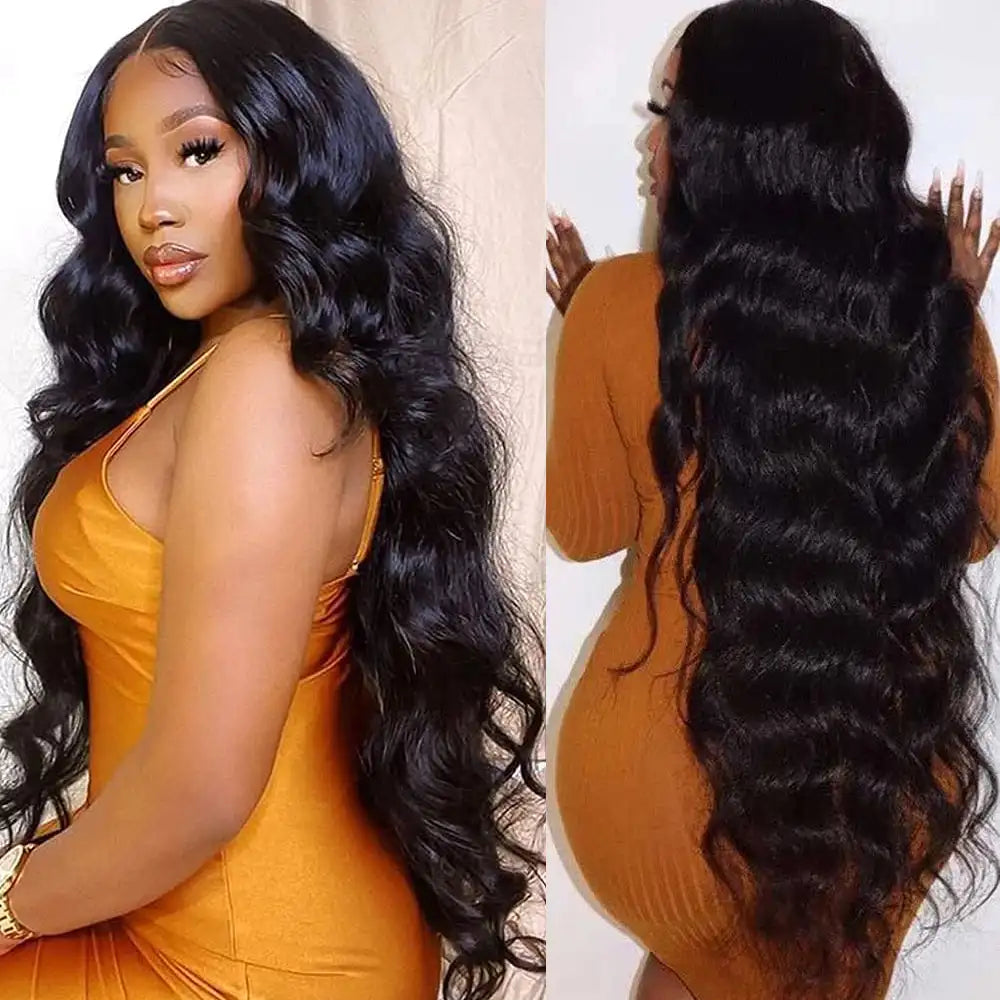 13X4 Lace Frontal Human Hair Wigs For Women 28 Inch  Brazilian Body Wave Lace Front Wig Pre-plucked Hairline with Baby Hair Wigs