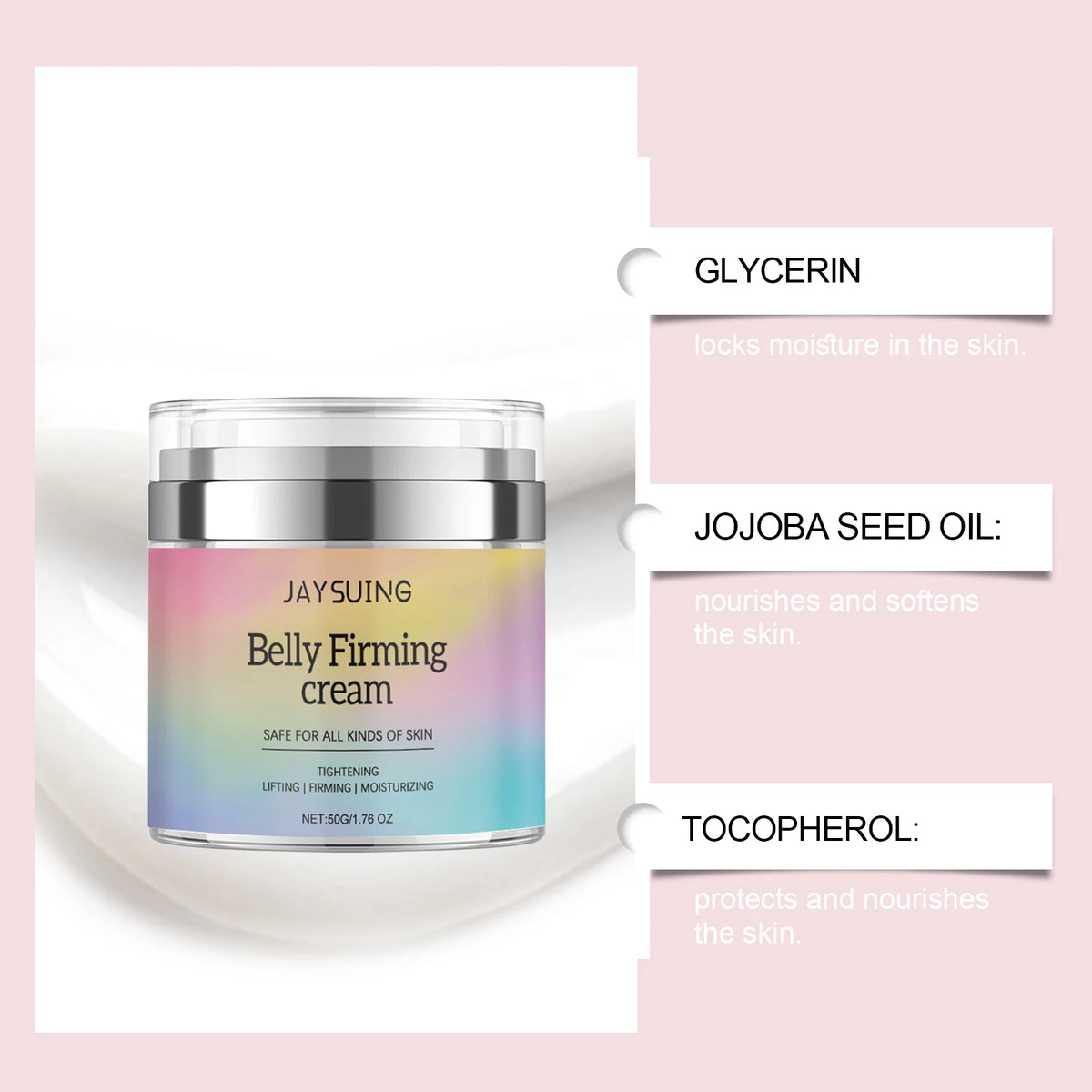 Belly Firming Cream Tightening Anti-Cellulite Lotion for Thigh Butt Arm Moisturize Improve Loose Sagging Skin Body Shaping Cream