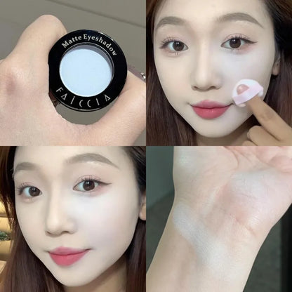 Eyeshadow Matte Red Black White Brighten Highlighter Eye Shadow Palette Lasting Shimmer Highly Pigmented Monochrome Eyes Makeup