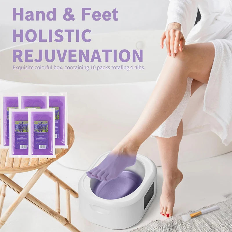 2026 Paraffin Wax Hand and Foot Feet Mask Peel Off 3Pcs/1Pcs SPA Moisturizing 200g/450g Hand Soft Wax For Bikini Body
