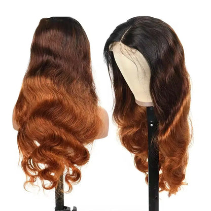 Body Wave 13x4 Lace Front Ombre Wig Human Hair Wig For Women Brazilian 13X4 Blonde Lace Frontal Wig On Sale Clearance 32 34inch