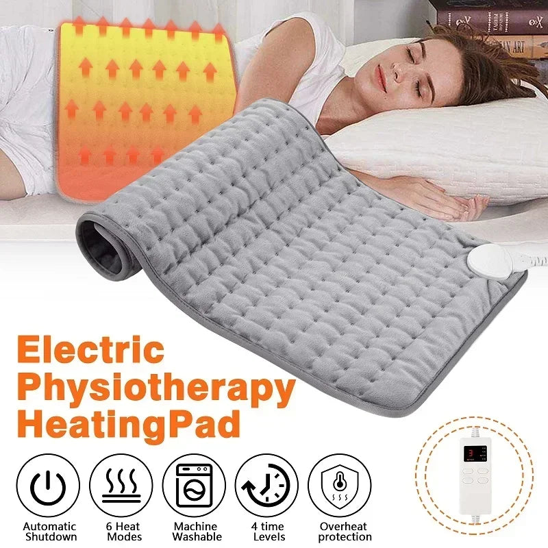 76x40cm/30X60 110V/220V  Extra Large Electric Heating Pad for Period Cramps Lower Back Pain Relief Heat Therapy Winter Warmer