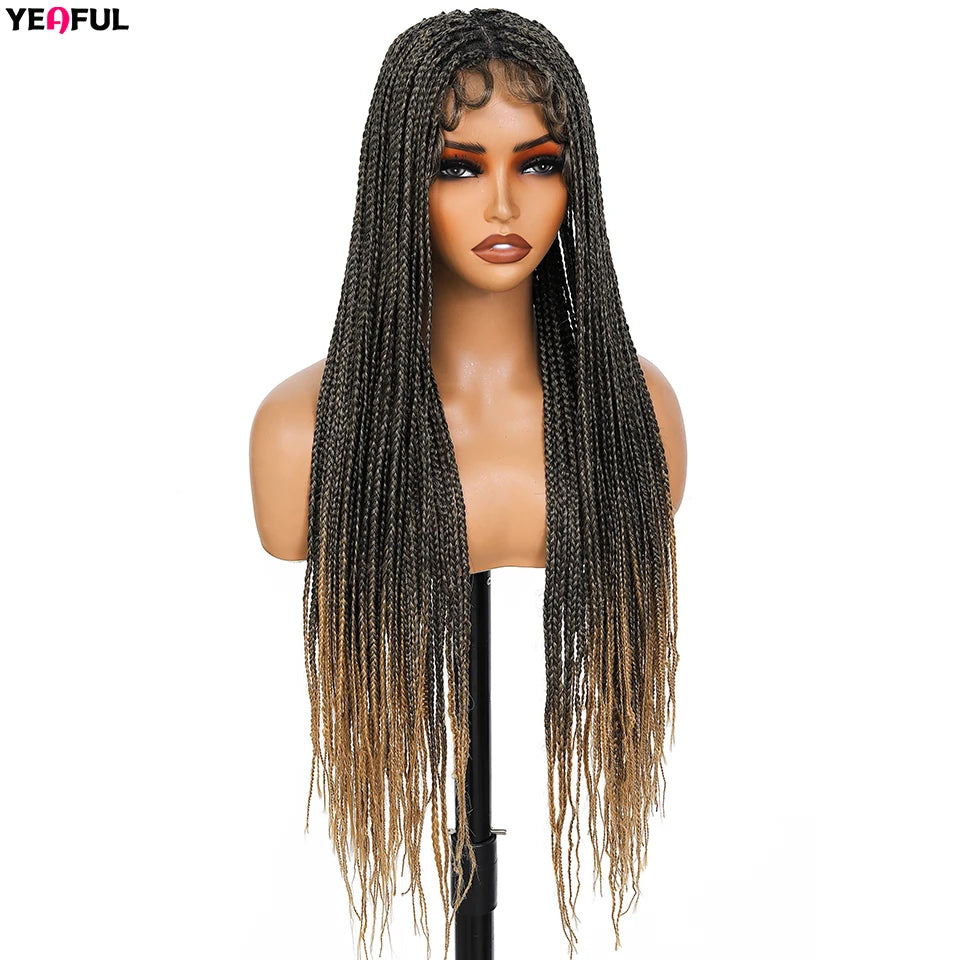 Braided Wigs Lace Front Synthetic Wig Bohemian Braided Wigs Boho Braids Wig Full Lace Braided Wigs Cheap Wigs On Sale Clearance