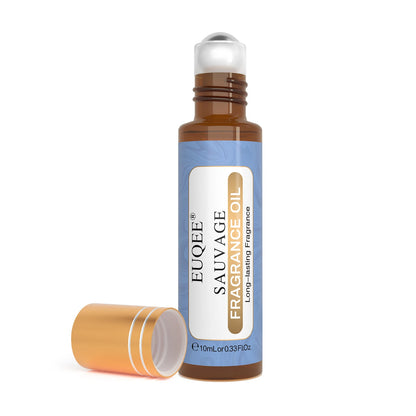 EUQEE Men's Aroma Essential Oil with Roller, Dragons Blood Sweet Tobacco Leather Fragrance Oil for Making Perfume Aromatic Spray