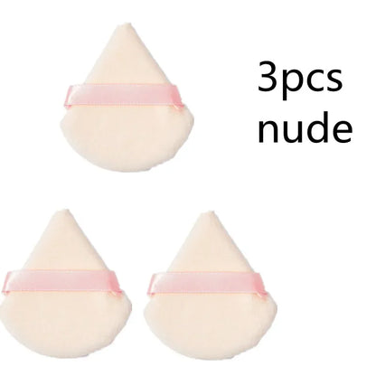 Colorful Triangle Makeup Puff Cosmetic Powder Pufff Makeup Sponge Puff Dry Use Women Smooth Beauty Washable Face Makeup Tool New