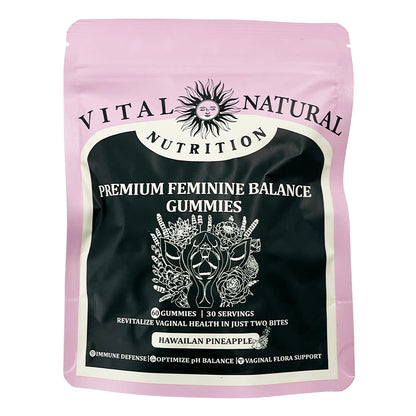 60 Pieces of Vital Source Feminine Balance Gummies Are Selling Well, Caring for Women Preferred Gift - Hawaiian Pineapple