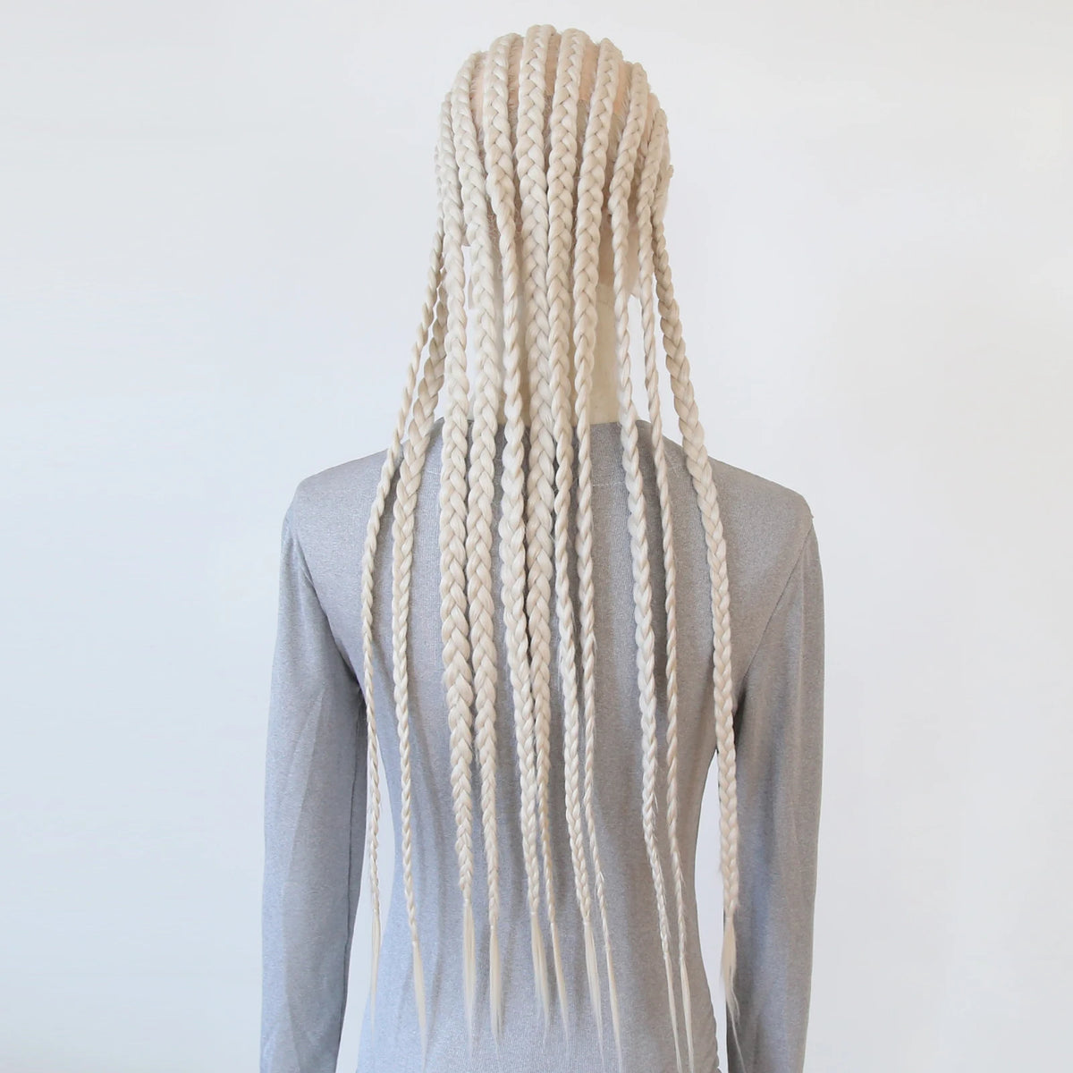 Black Braided Wigs Synthetic Full Lace Wig Glueless Full Lace Synthetic Wig Heat Resistant Fiber Wig for Women Daily Wear