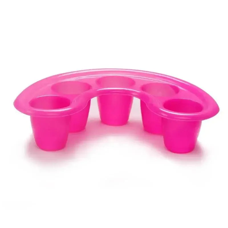 1/2pcs Nail Polish Remover Tray Set Non-Toxic Nail Art Dip Bowl, Unscented Manicure Hand Wash Remover Tools for DIY Nail Bath