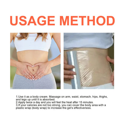 Fat Burning Massage Cream Hydrating Firming Skin Fitness Effect Improving Muscle Training Weight Loss Anti Cellulite Hot Cream