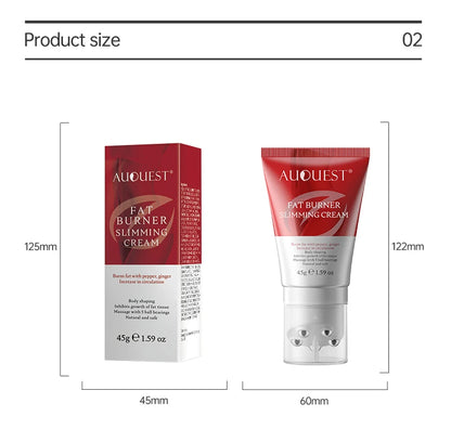 Ginger Slimming Cream Fast Losing Weight Fat Burning Anti Cellulite Hot Cream Flat Belly for Women and Men Body Care