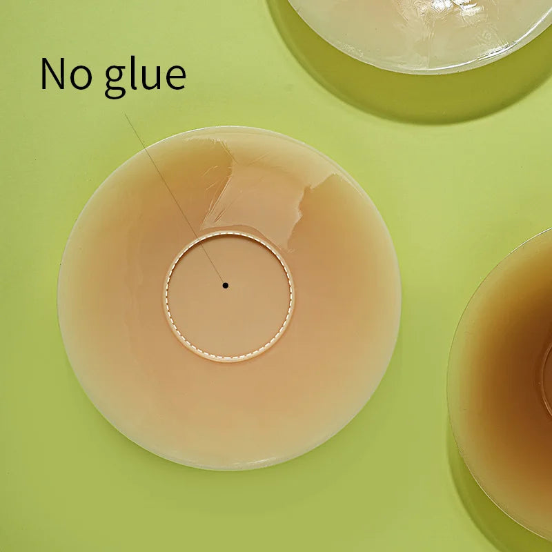Fashion Silicone Nipple Cover Lift Up Bra Sticker Adhesive Invisible Bras Chest Patch for Women Reusable Chest Breast Petals Pad