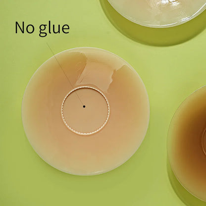 Fashion Silicone Nipple Cover Lift Up Bra Sticker Adhesive Invisible Bras Chest Patch for Women Reusable Chest Breast Petals Pad