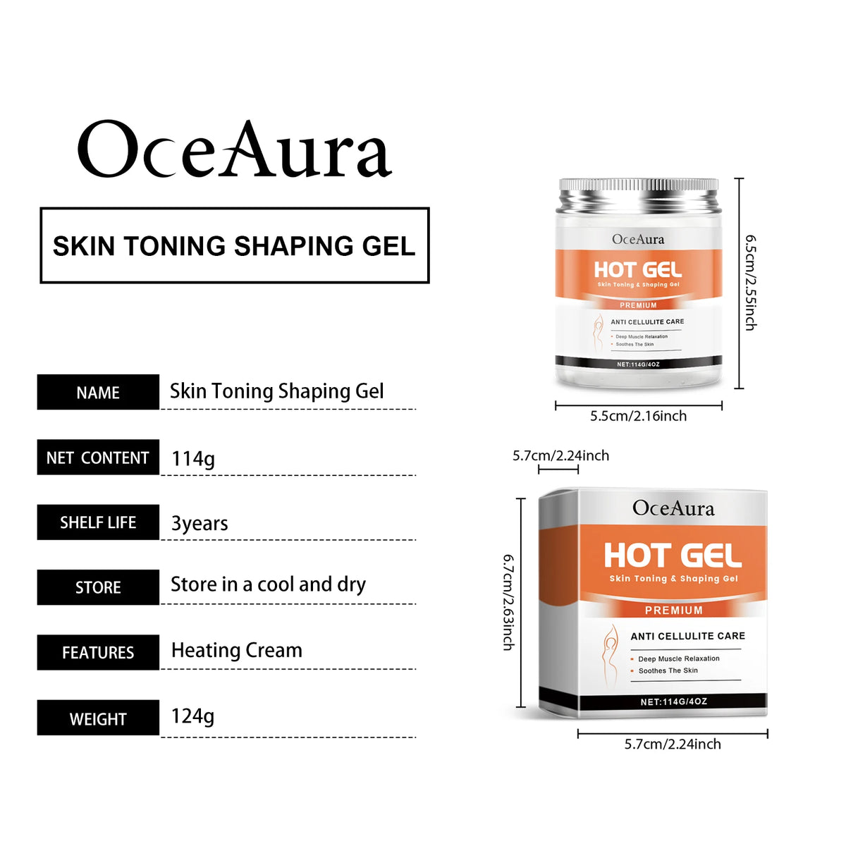 Hot Cream Firming Gel Organic Anti Cellulite Slimming Skin Tightening Stomach Fat Burning Moisturize Workout Body Massage Lotion