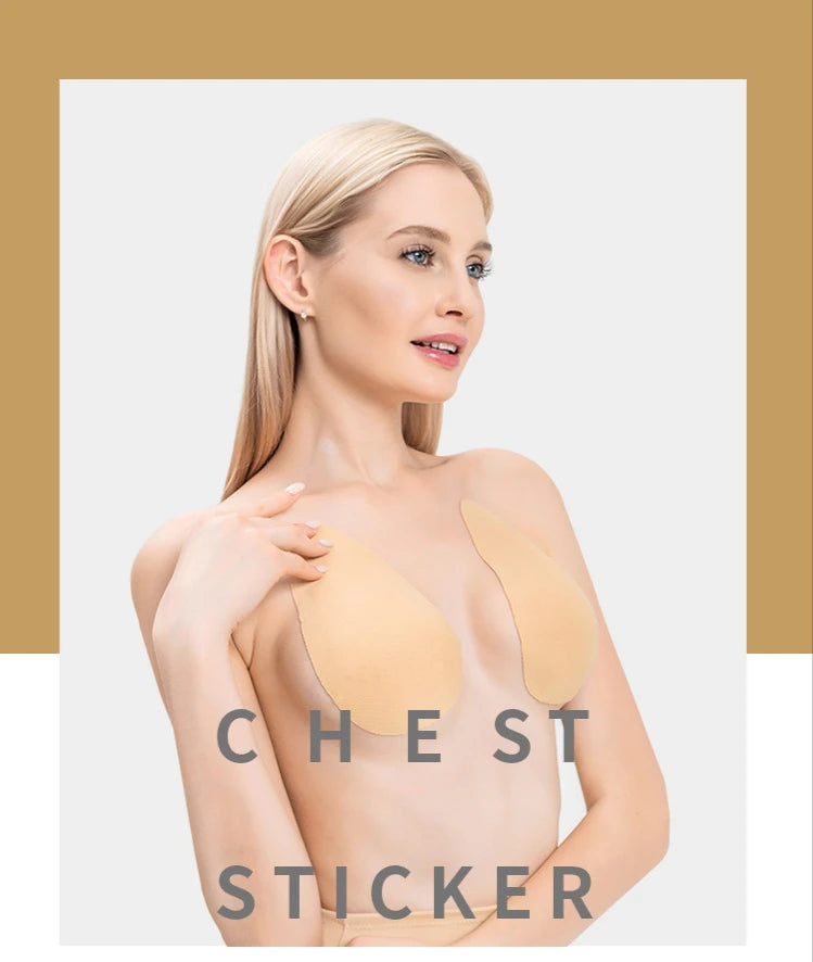 Nipple Cover Silicone Breast Shields Petals Self Adhesive Woman Bust Lift Chest Stickers Invisible Sticky Bra Pasties Booby Tape