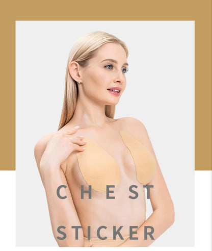 Nipple Cover Silicone Breast Shields Petals Self Adhesive Woman Bust Lift Chest Stickers Invisible Sticky Bra Pasties Booby Tape