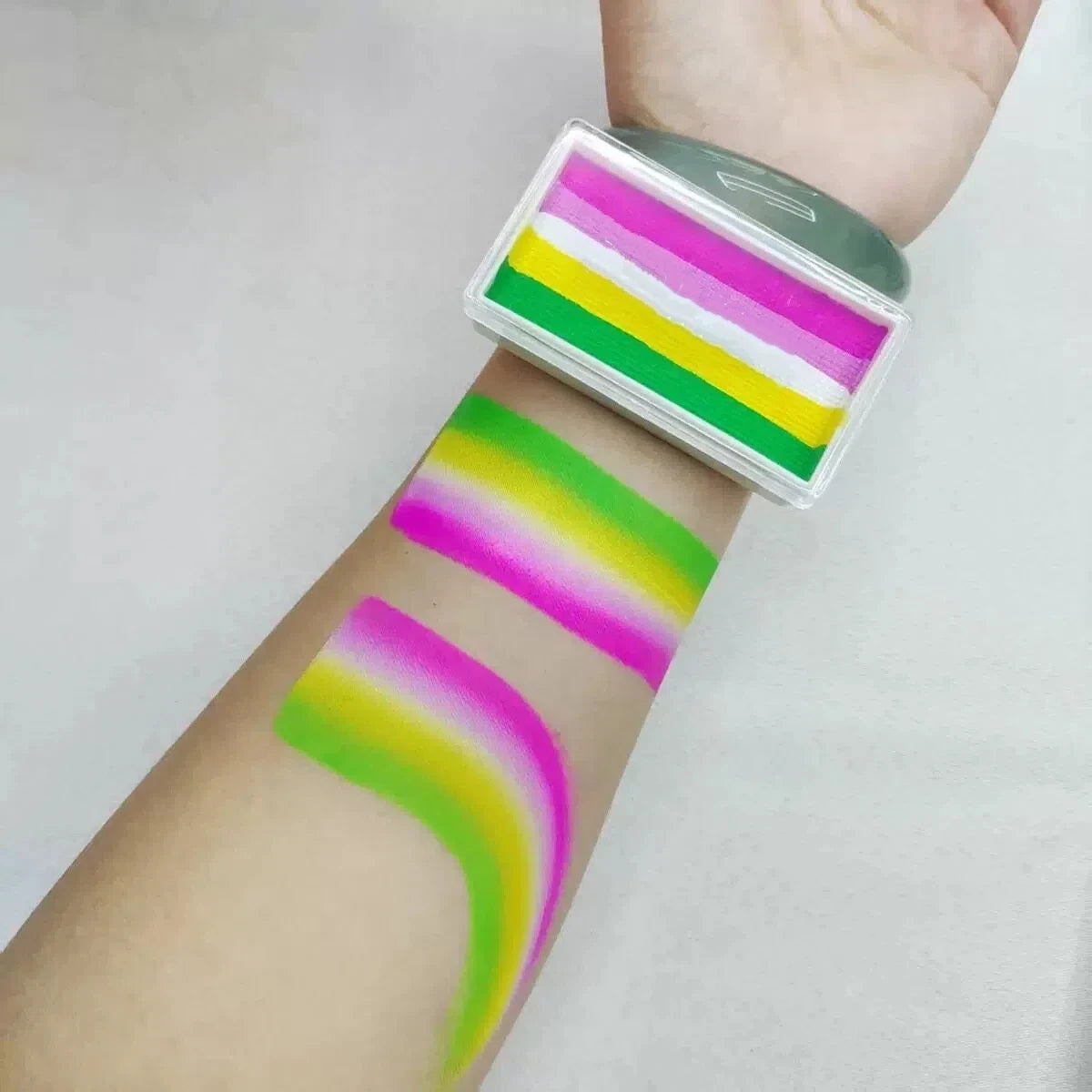 30g Water Based Rainbow Split Cake Face Painting Makeup Pastel UV Aqua Eyeliner for Body Art Party Halloween Christmas