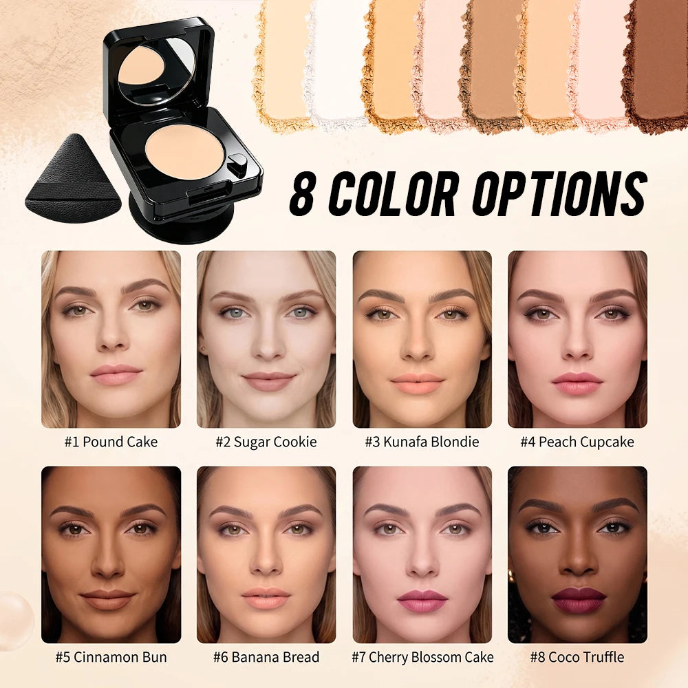 10Pcs Makeup Set Primer Foundation Concealer Setting Powder Makeup Brushes Beauty Sponge Full Face Cosmetic Kit Christmas Gift