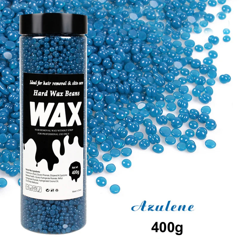 200g/400g Depilatory Wax Beans for Heating hard Wax Machine Hot Film Painless Waxing Beads Bikini Face Legs Body Hair Removal