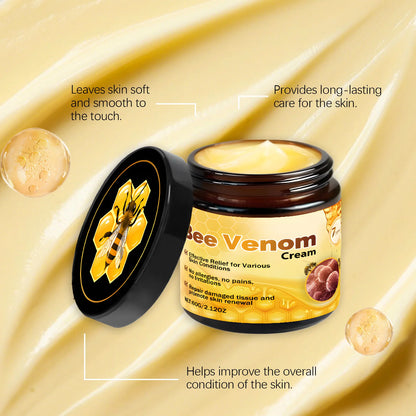 Bee Venom Skin Restoration Cream Lift Tightenes Sagging Fade Freckle Melanin Anti Cellulite Day & Night Body Massage Moisturizer