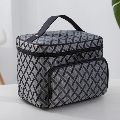Brand Design New Large Capacity Flower Cosmetic Bag Zipper Cosmetic Box Storage Organizers Travel Toiletry Makeup Bag SZL806