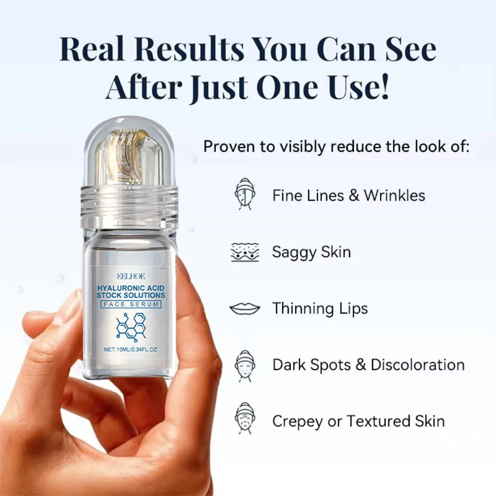 Collagen Anti-Wrinkle Essence Set -  Firming Pore-Cleaning Anti-Aging Skincare roller water gloss facial mask easy to absorbed