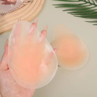 Invisible Water-drop Lifting Nipple Cover Breast Patches Sweatproof Self Adhesive Chest Patch Summer Thin Bras Women Underwear
