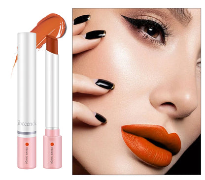 4 Pcs Cigarette Lipstick Set Matte Lip Gloss Long Lasting Waterproof Nude Lip Tint Lip Stick Tube Cosmetics Christmas Gift