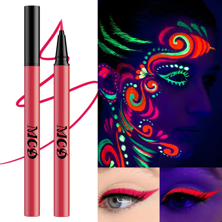 8 Colors Face Body Painting 1PC UV Light Neon Face Paint Art Makeup Blue Green Waterproof Christmas Party Body Paint Cosmetics