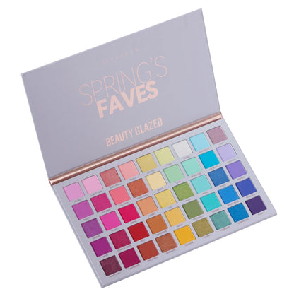 Beauty GlazedSpring's Faves BePerfect Beauty Waterproof Eyeshadow Palette Shimmer Highlighter & Contour Glazed Makeup for Eyes