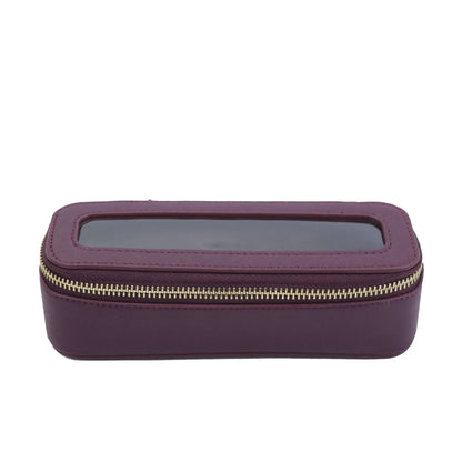 Customized Letters Colorful Classic Saffiano Portable Travel Clear PVC Cosmetic Bag TPU Wash Bag Makeup Brush Storage Bag Gift