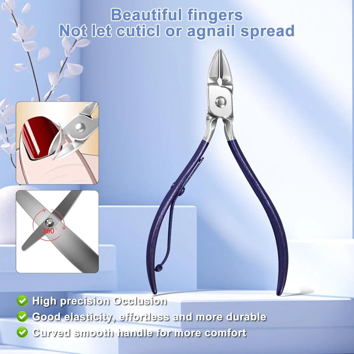 30Pcs Manicure Pedicure Kit Nail Clippers Kit Professional Stainless Steel Nail Care Tool Toenail Clipper Cutters Travel Case