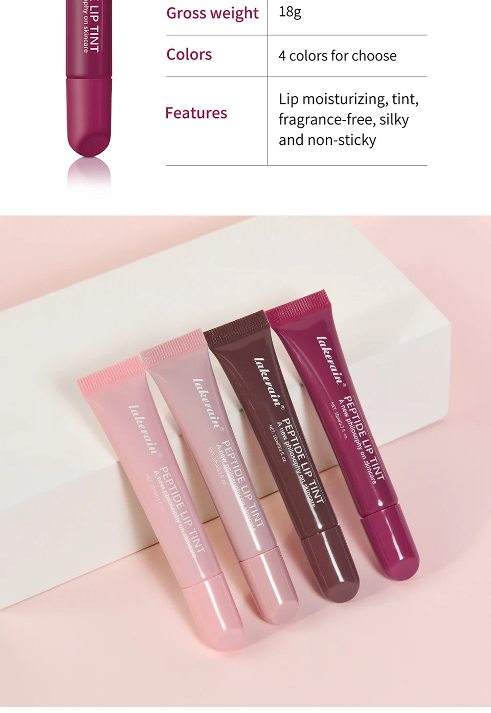 Christmas Gift Hydrating Lip Gloss Glitter Plumping Lipgloss High Shine Glass Finish Nude Colors Shiny Jelly Liquid Lipstick