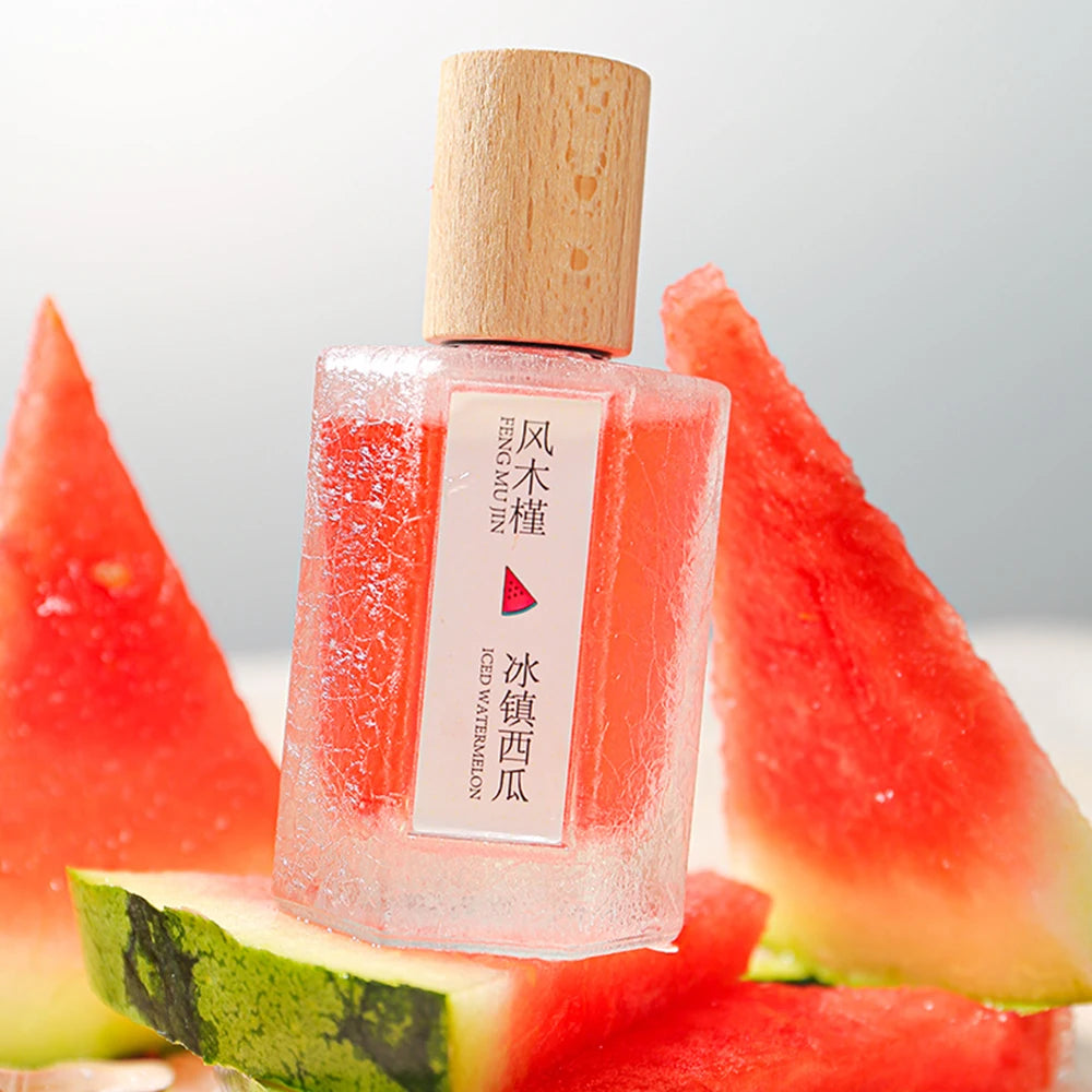 Creative Floral Icy Watermelon Peach Women Perfume - 10H Long-lasting Fresh Fruity Summer Scent Light Sweet EDP Spray