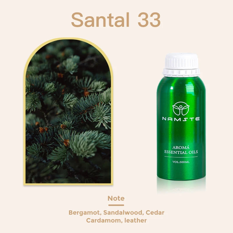 Namste Wood Santal 500ML Perfume Essential Oils Aroma Diffuser Home Fragrance Air Purifier Eight Times Concentrated Essence