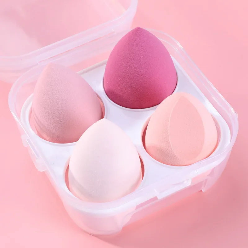 4/12Pcs Beauty Egg Makeup Blender Cosmetic Puff Makeup Sponge Cushion Foundation Powder Sponge Beauty Tool Women Make Up