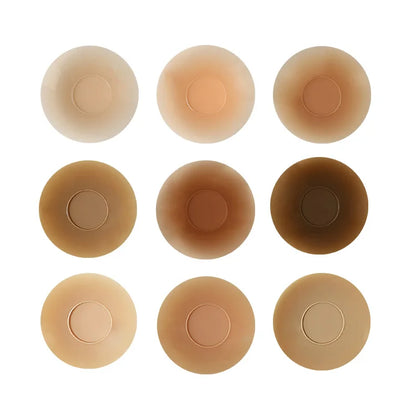 Fashion Silicone Nipple Cover Lift Up Bra Sticker Adhesive Invisible Bras Chest Patch for Women Reusable Chest Breast Petals Pad