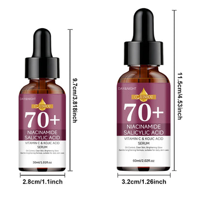 JUINHOU Niacinamide Hyaluronic Acid Face Serum Firms Deeply Hydrates Brightens Skin Improves Skin Elasticity for All Skin Types