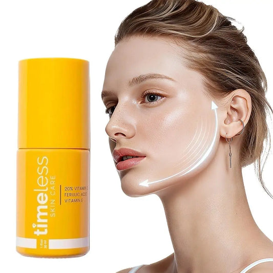 Timeless 20% Vitamin C Serum 30ml – With Vitamin E & Ferulic Acid, Antioxidant, Brightening, Hydrating, Boosts Collagen