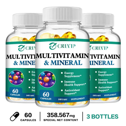 Multivitamin and Mineral - Energy Support, Muscle Mass, Immune System, Antioxidants