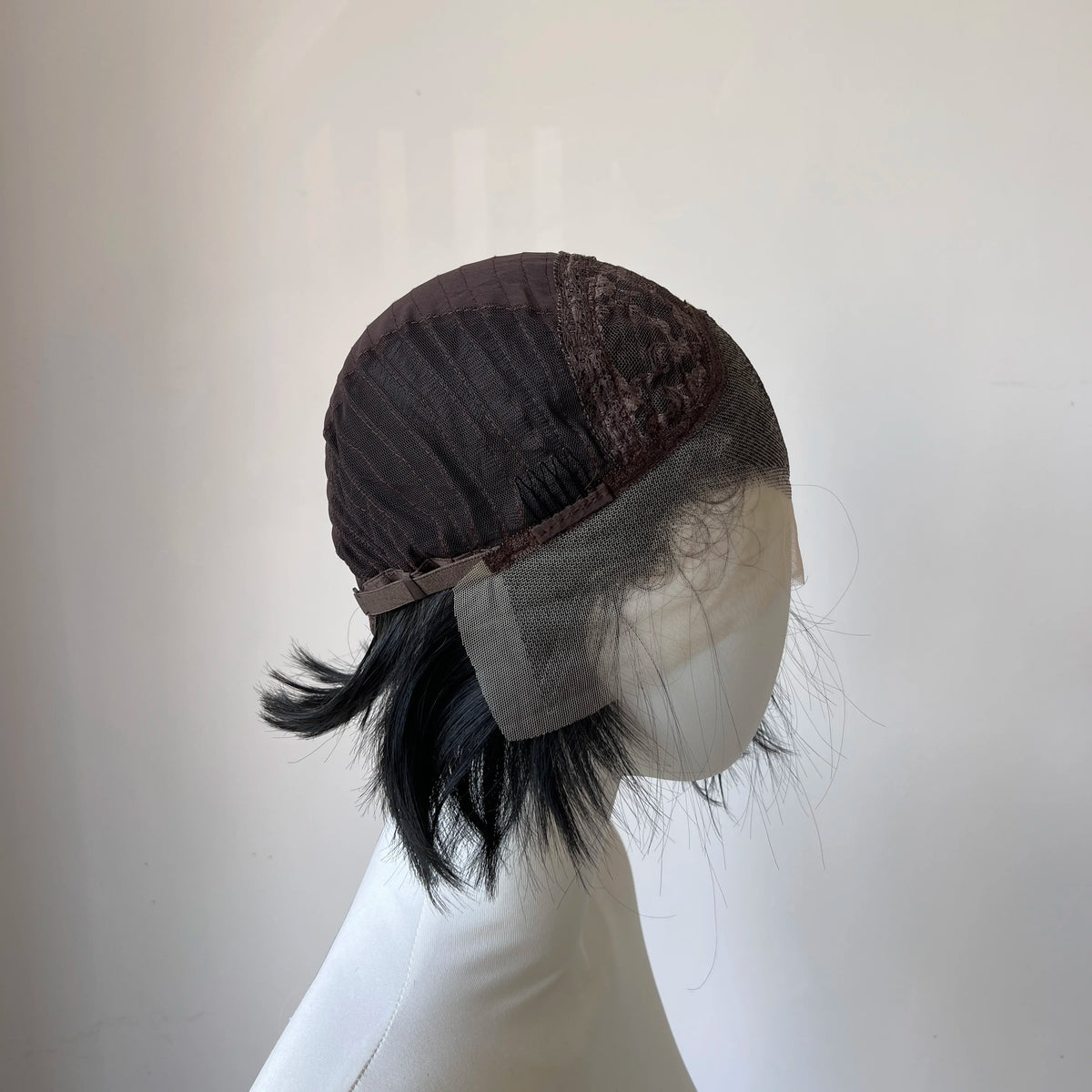 Black Short Hair Wig for Man with A Slicked-back Hairstyle Cosplay 13*4 HD Synthetic Lace Front Wig Short Wigs Frontal Peluca