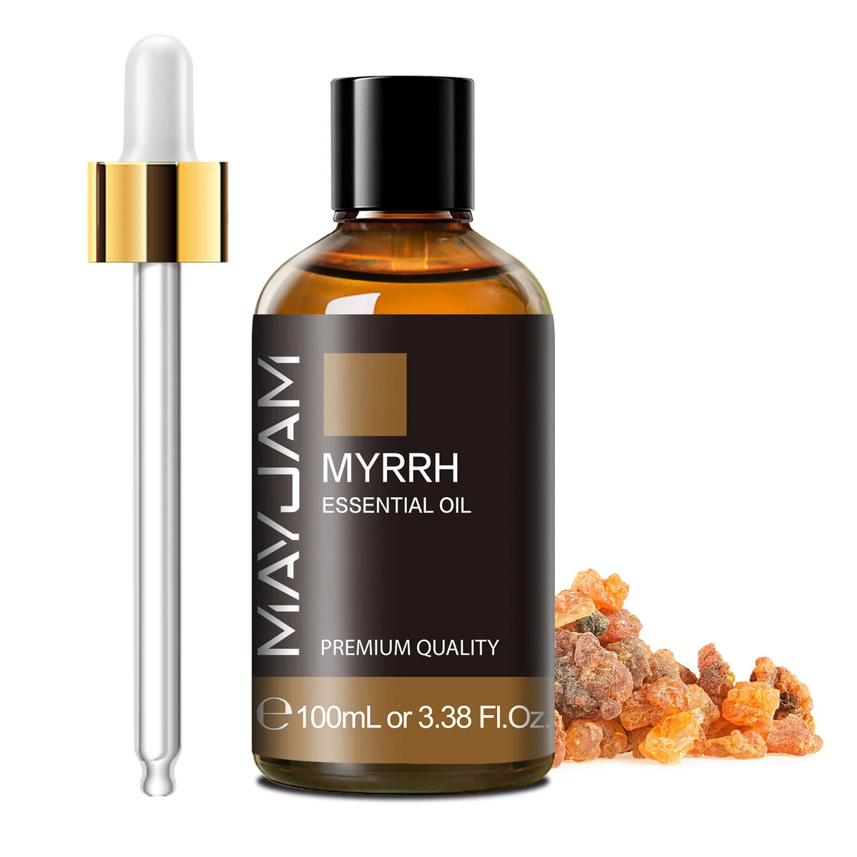 MAYJAM 100ml Pure Essential Oil with Glass Dropper, Aromatherapy Essential Oils Lavender Eucalyptus Rosemary Vanilla Aroma Oil