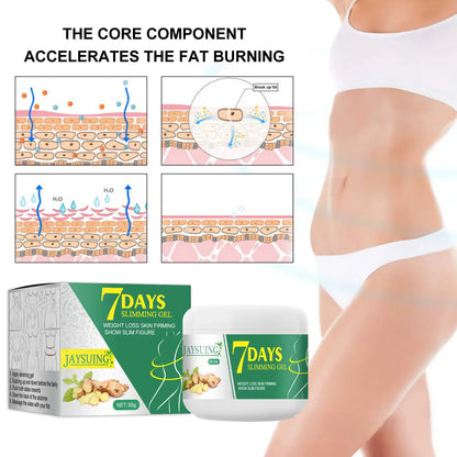 Ginger Slimming Cream Remove Cellulite Lost Weight Thighs Legs Firming Promotes Fat Burning Shaping Belly Sculpting Cream 30g