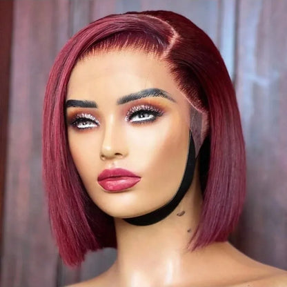 613 Blonde 13x4 Hd Lace Front Wig Layered Straight Natural Hairline Glueless Synthetic High Quality Cheap Lace Wig For Women