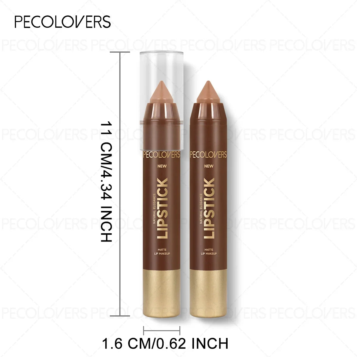 2PCS/Set Lip Liner and Gloss Duo Smooth and Hydrating - Offers Long-Lasting, Vivid Color with A Moisturizing Shine Suitable for Various Looks