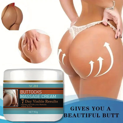 Butt Lifting Cream, Collagen, Moisturizing, Suitable for All Skin Types, Cream, Lifts and Tightens the Buttocks, for Women Only - 50g